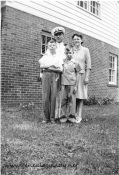 Roscoe with his wife Gladys and their sons, John & Mark (circa July 1942 in Kentland, Indiana)