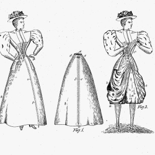 Cycling Skirt, 1896