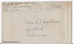 June 10, 1944 envelope